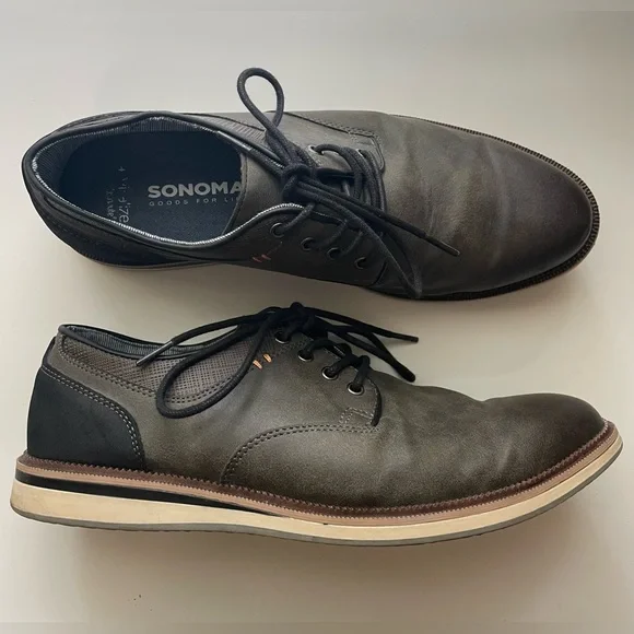 Sonoma Classic Black Men\'s Lace-Up Dress Shoes SONOMA MEN main image 3